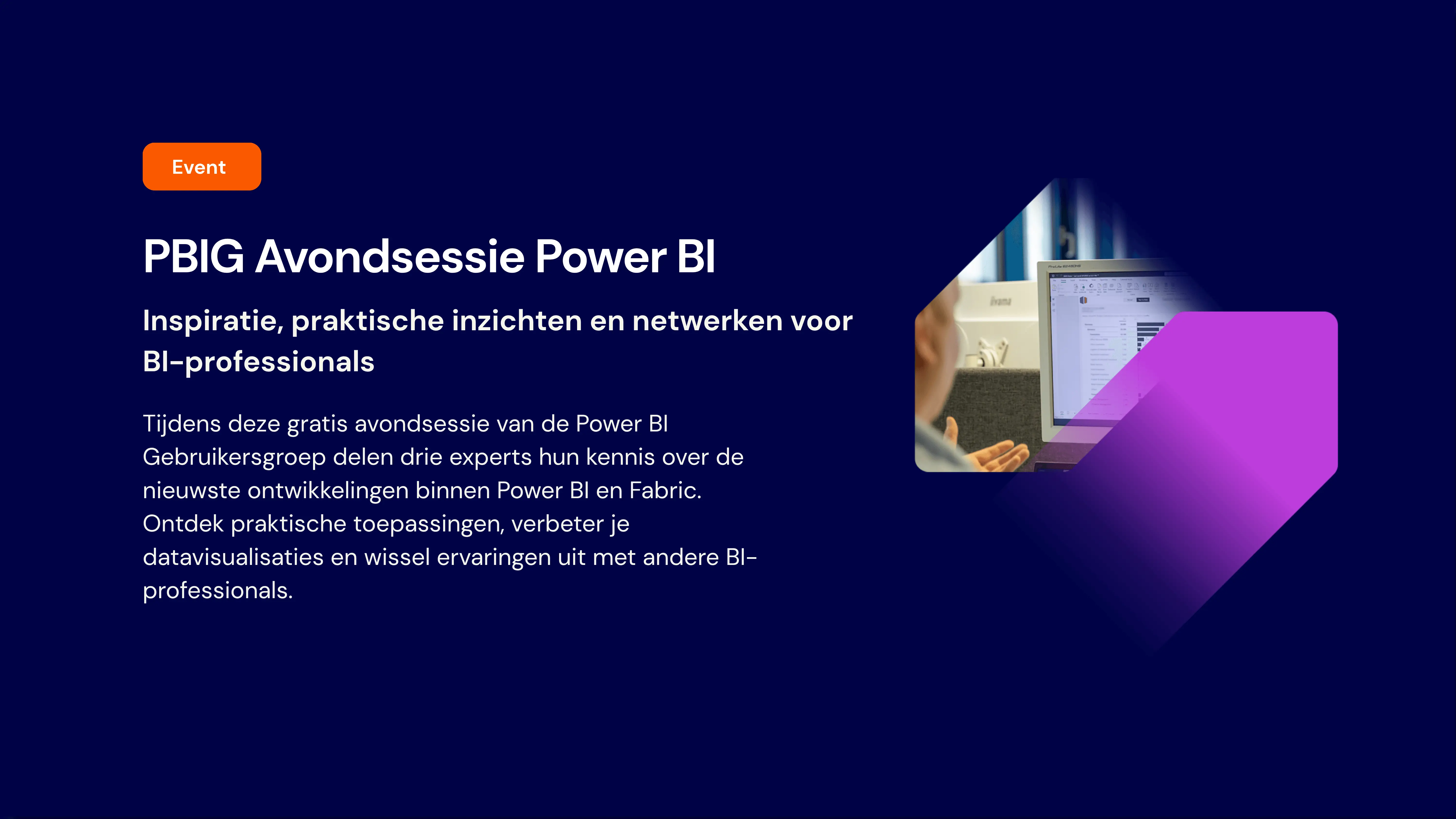 PBIG Avondsessie Power BI event
