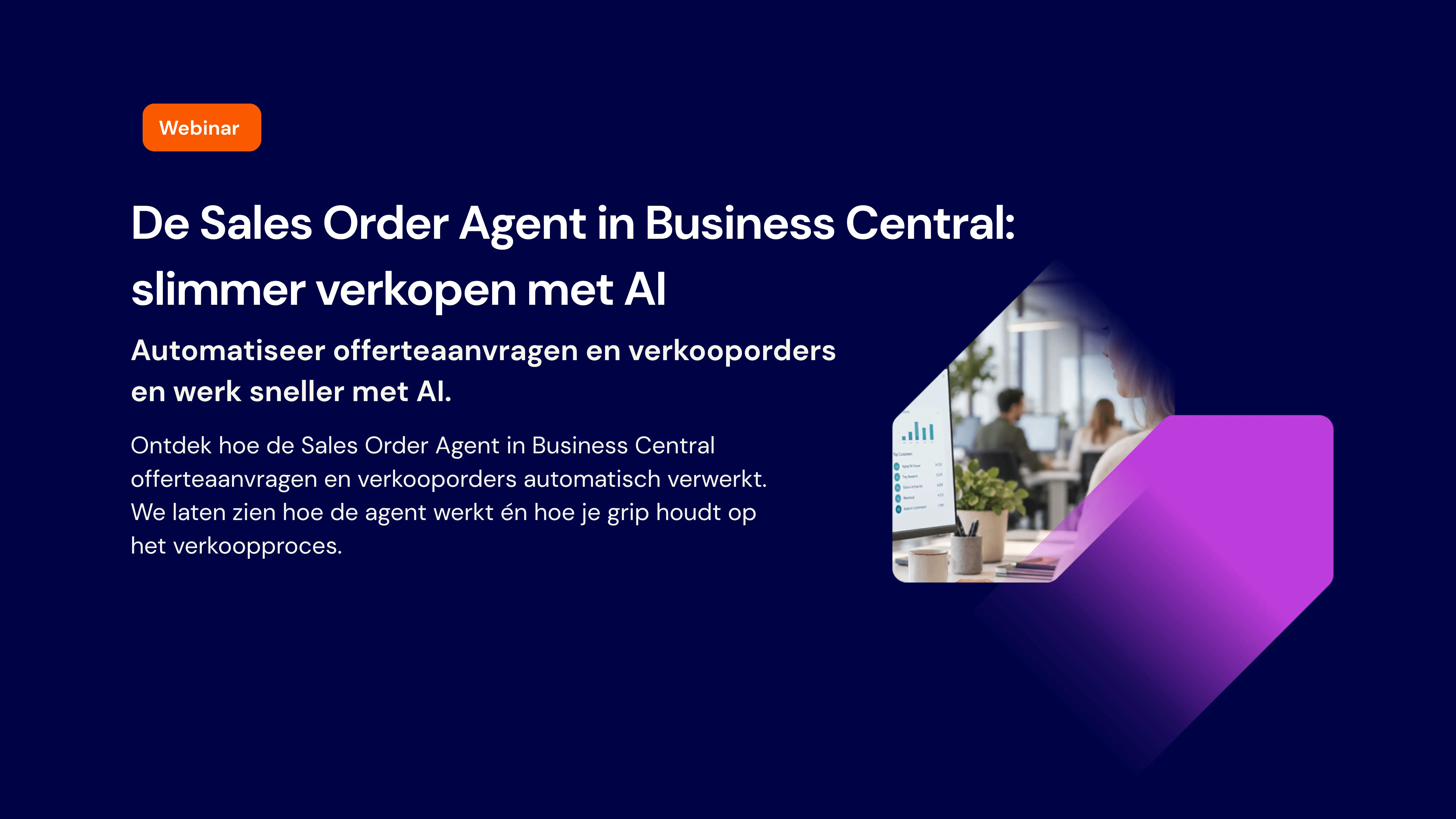 Sales order agent in business central AI