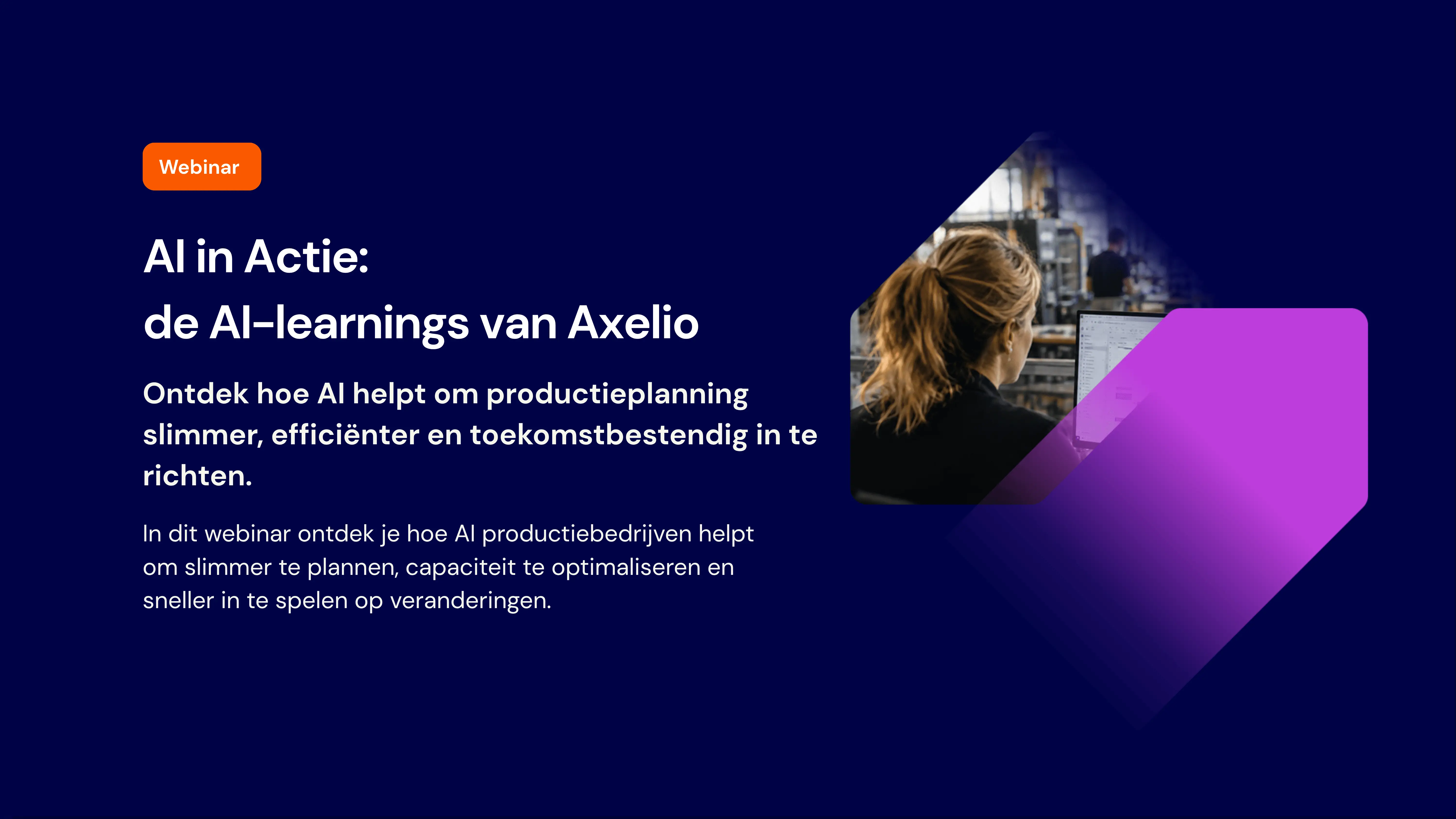 Webinar AI in Actie van Axelio