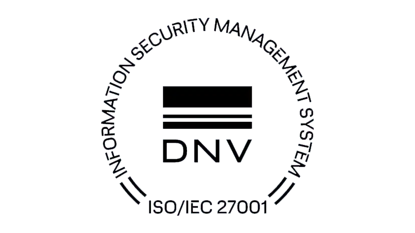 Logo DNV ISO 27001 van Axelio