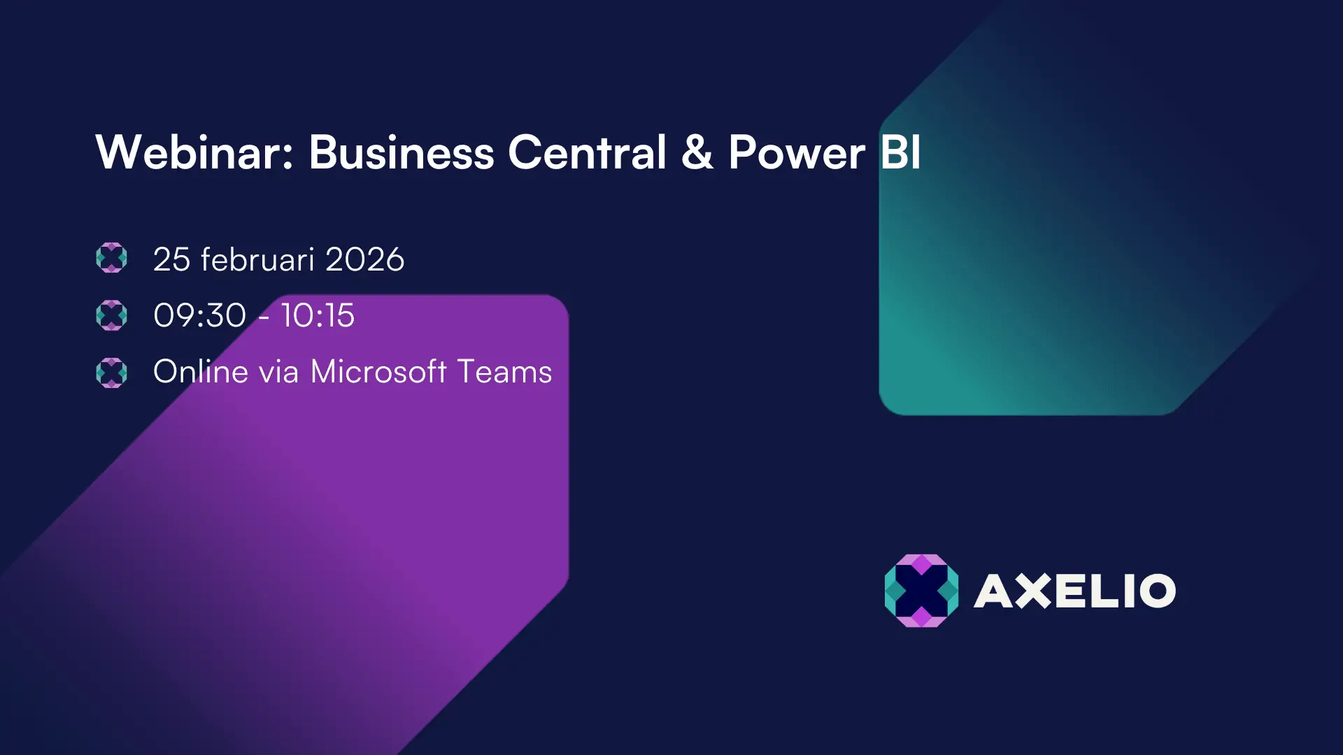 Axelio visual webinar - Business Central en Power BI
