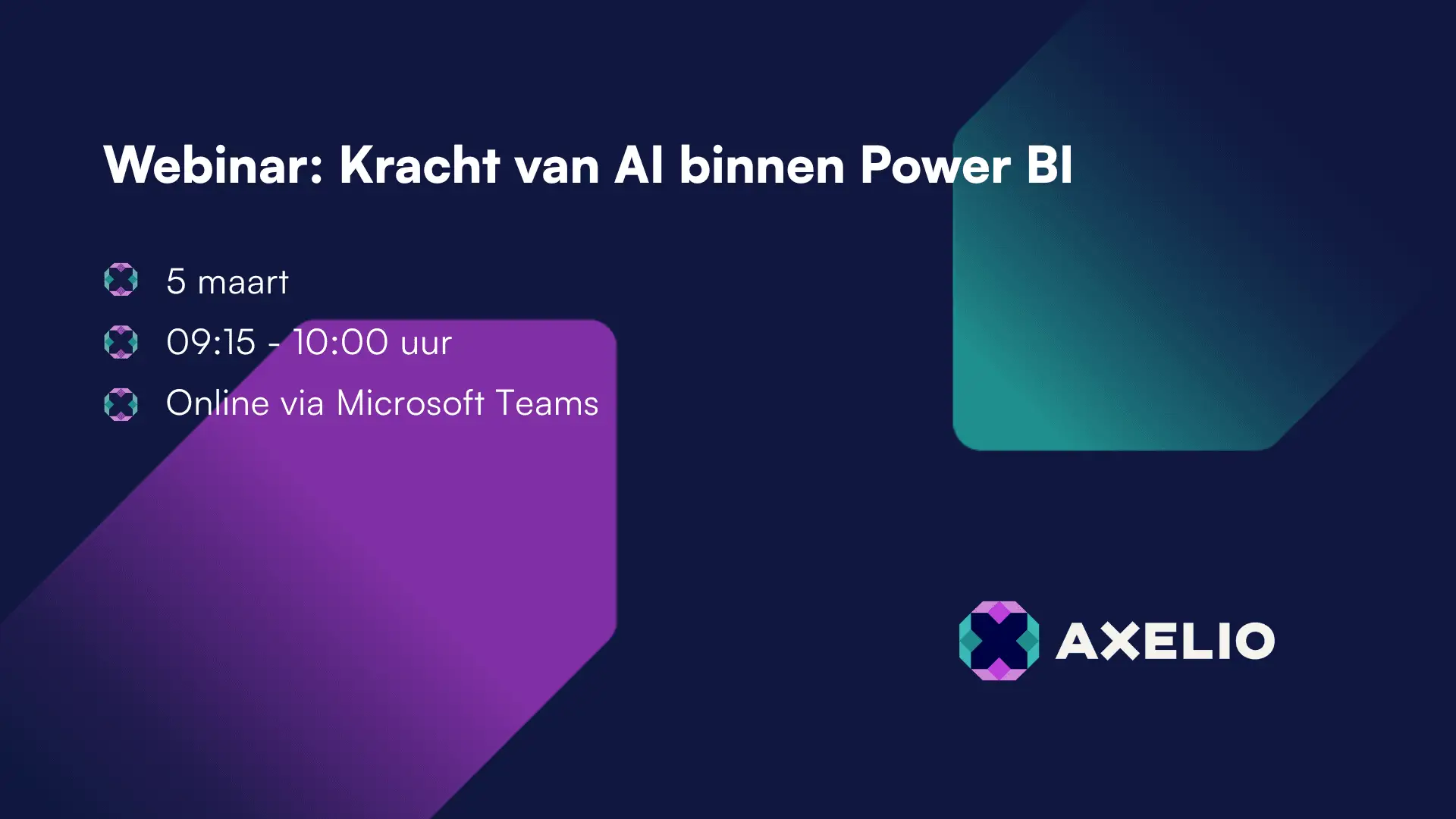 De kracht van AI binnen Power BI - Axelio visual webinar 
