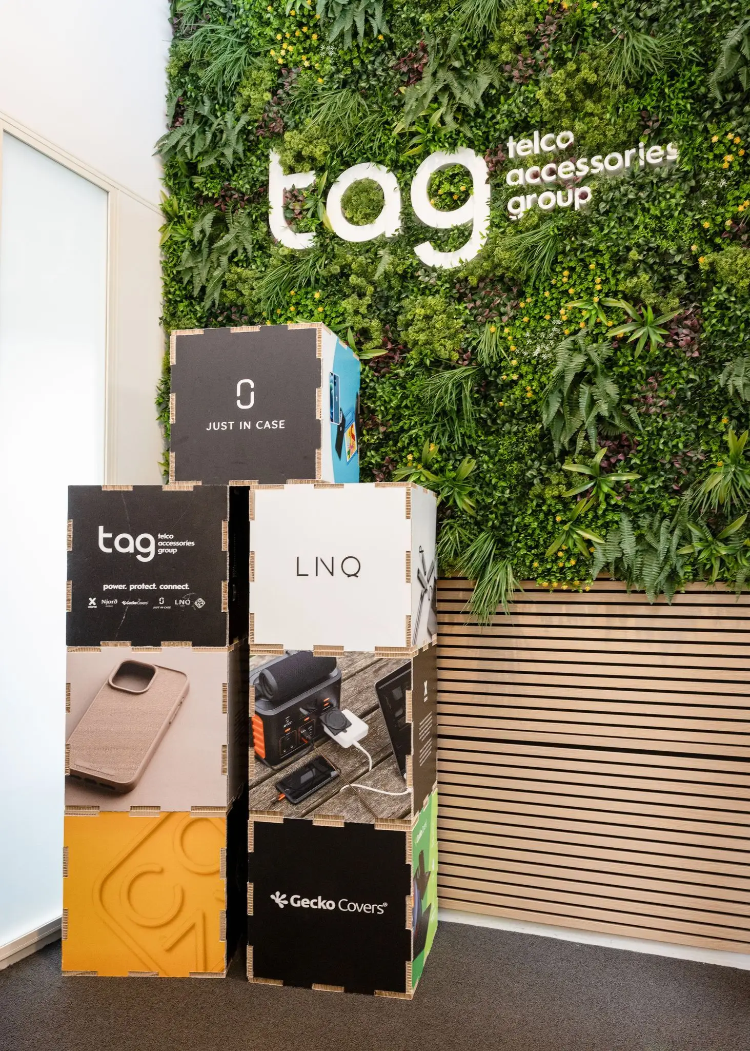 Display presentatie van Telco Accesoires